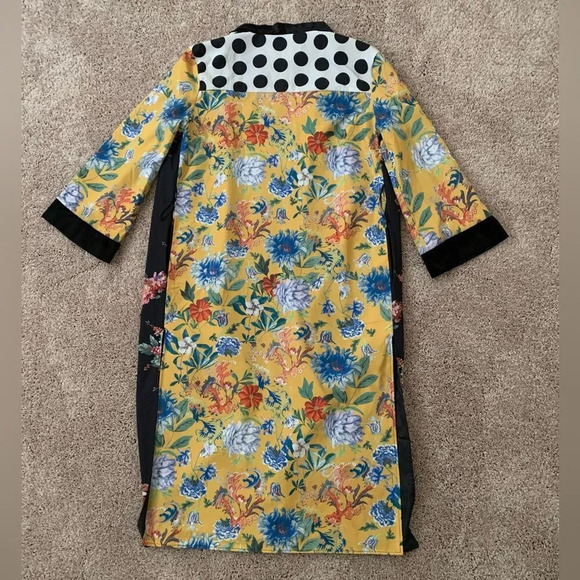 Floral Black Satin Robe - Picture 10 of 14